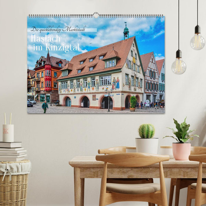 Haslach im Kinzigtal - Die quicklebendige Marktstadt (CALVENDO Wandkalender 2026)