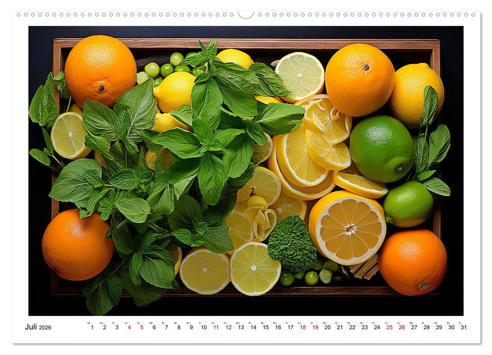 Ordentlich Vegan (CALVENDO Premium Wandkalender 2026)