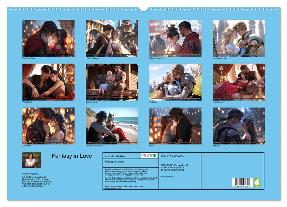 Fantasy in Love (CALVENDO Wandkalender 2026)
