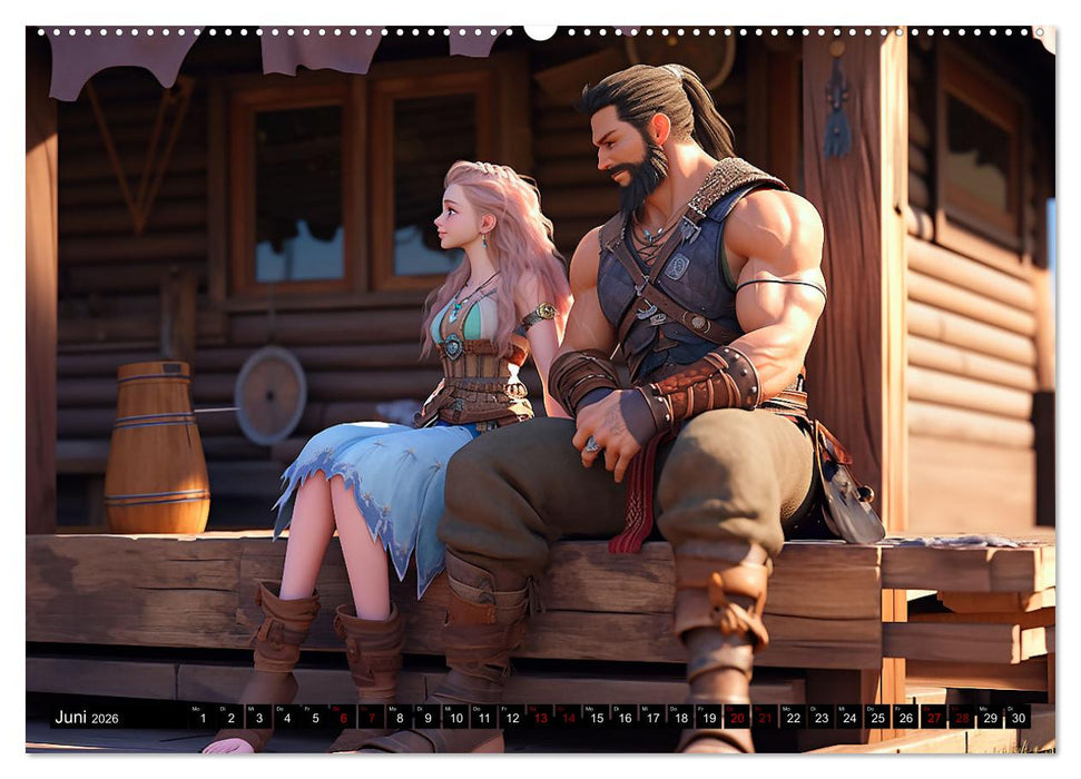 Fantasy in Love (CALVENDO Wandkalender 2026)