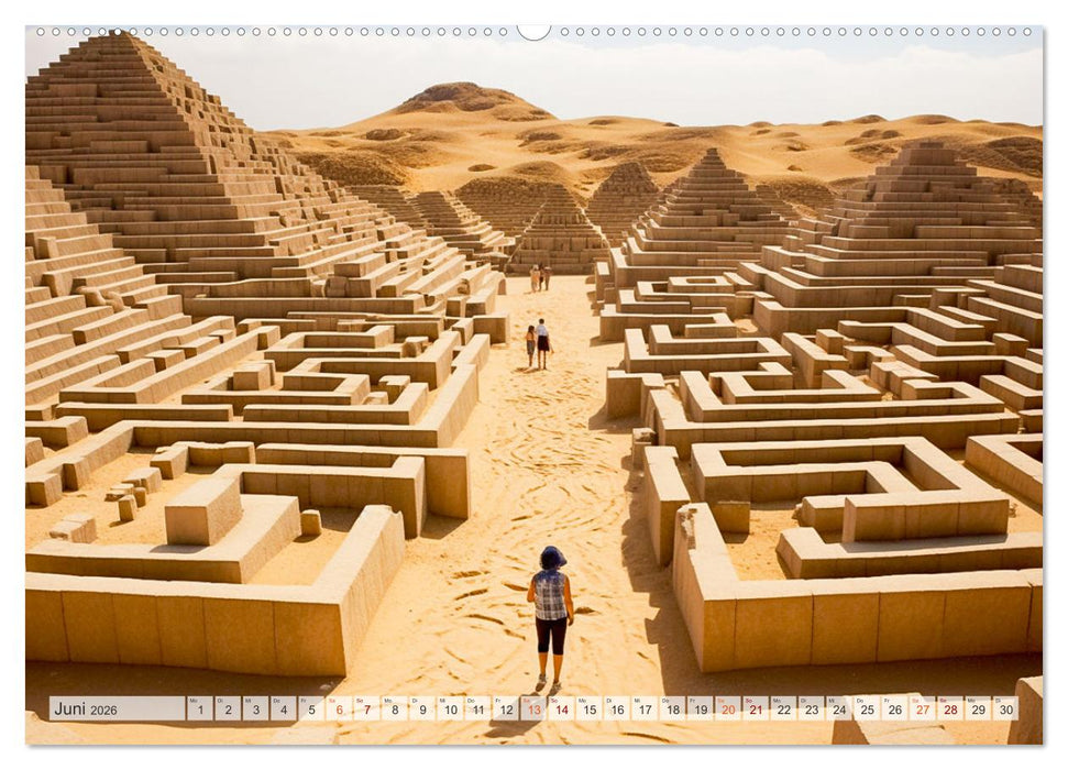 Labyrinth Universum (CALVENDO Premium Wandkalender 2026)