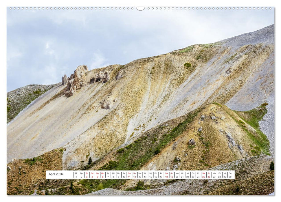 Die Route der Großen Alpen, der Col de l'Izoard (CALVENDO Premium Wandkalender 2026)