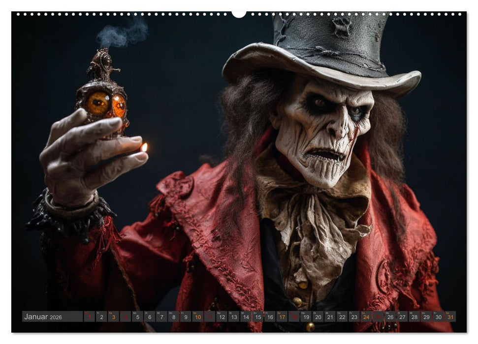 Vampire - Kreaturen der Nacht (CALVENDO Premium Wandkalender 2026)