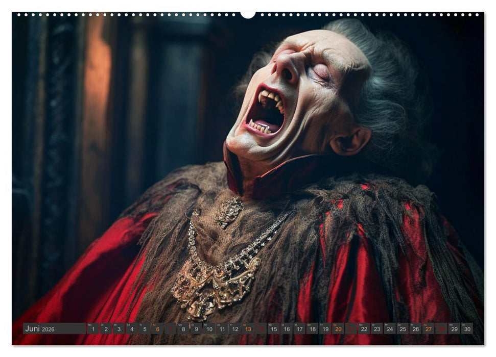 Vampire - Kreaturen der Nacht (CALVENDO Premium Wandkalender 2026)