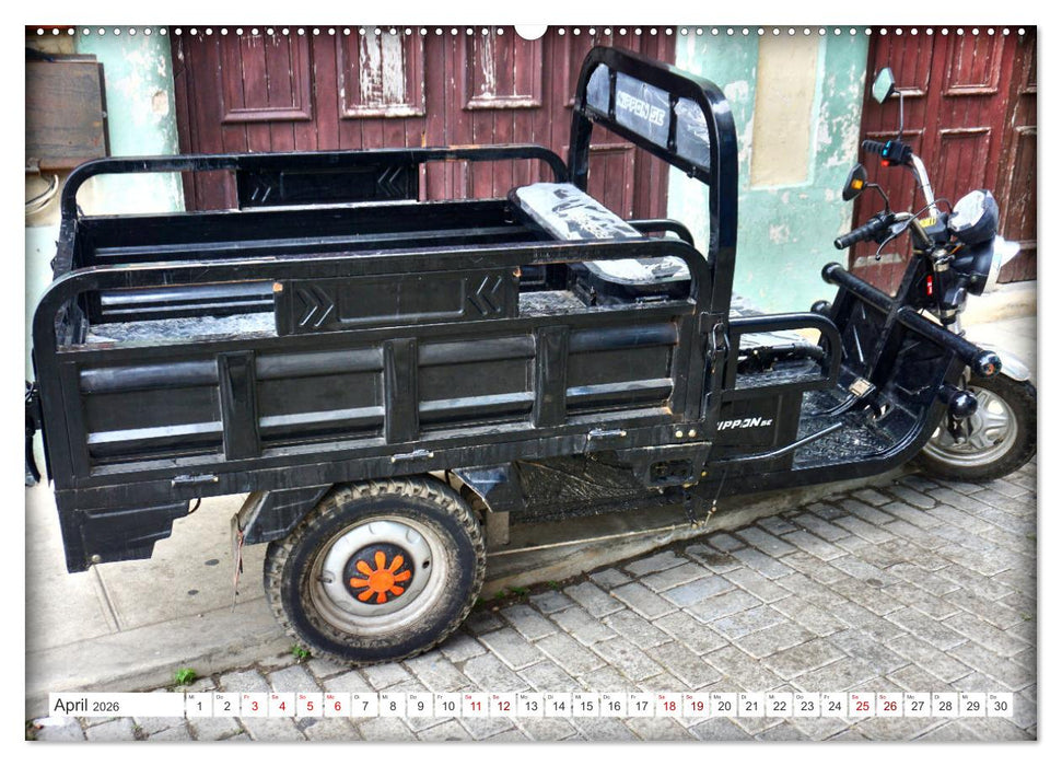E-MOBILE - Zeitenwende auf Kubas Straßen (CALVENDO Wandkalender 2026)