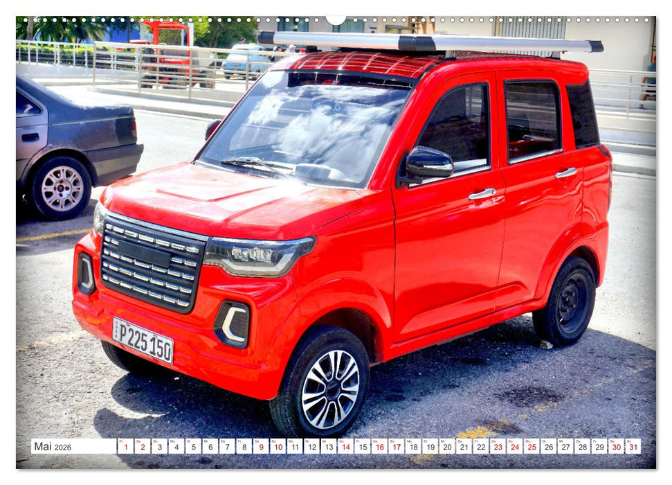 E-MOBILE - Zeitenwende auf Kubas Straßen (CALVENDO Wandkalender 2026)