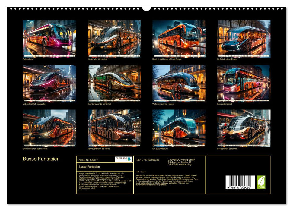 Busse Fantasien (CALVENDO Premium Wandkalender 2026)