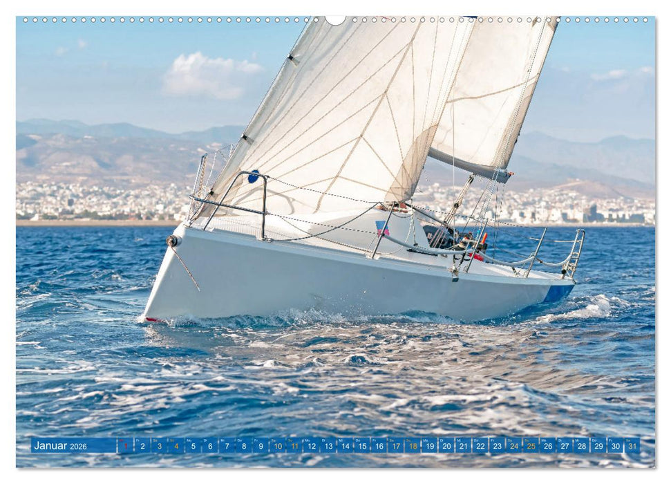 Segeln: Der Sonne entgegen (CALVENDO Premium Wandkalender 2026)