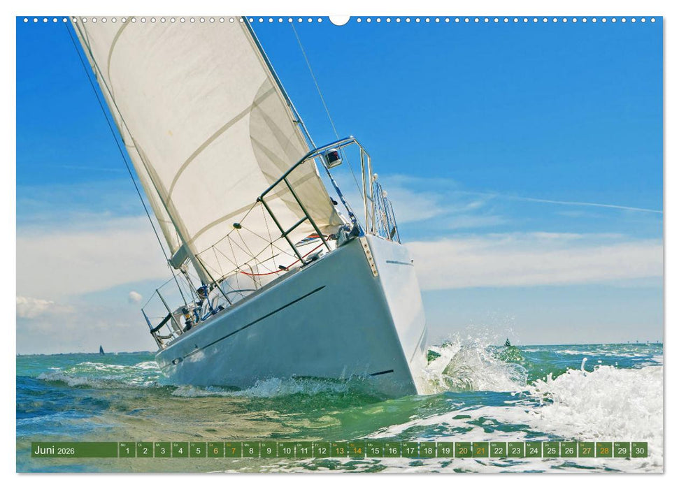 Segeln: Der Sonne entgegen (CALVENDO Premium Wandkalender 2026)