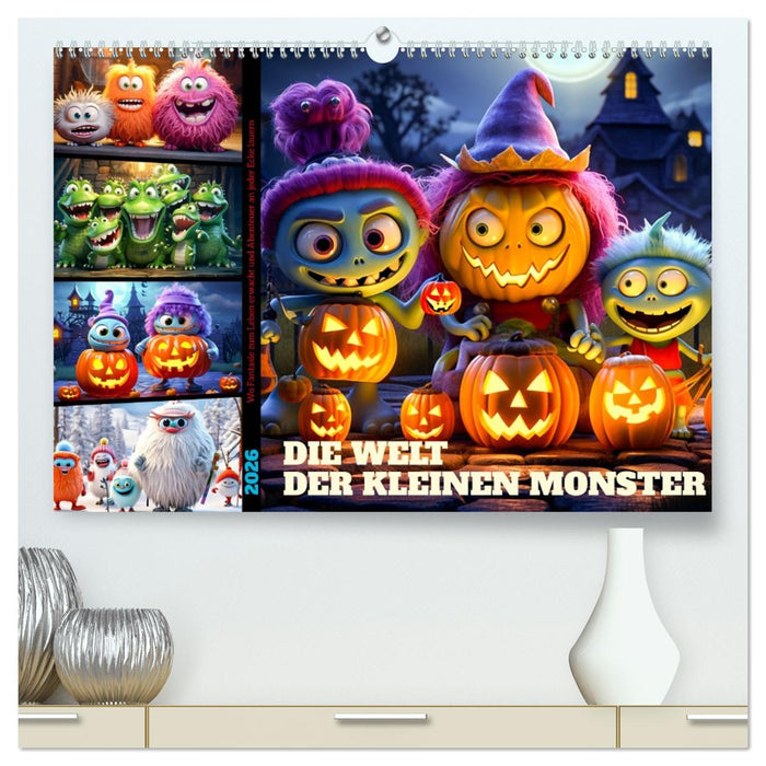 Die Welt der kleinen Monster (CALVENDO Premium Wandkalender 2026)