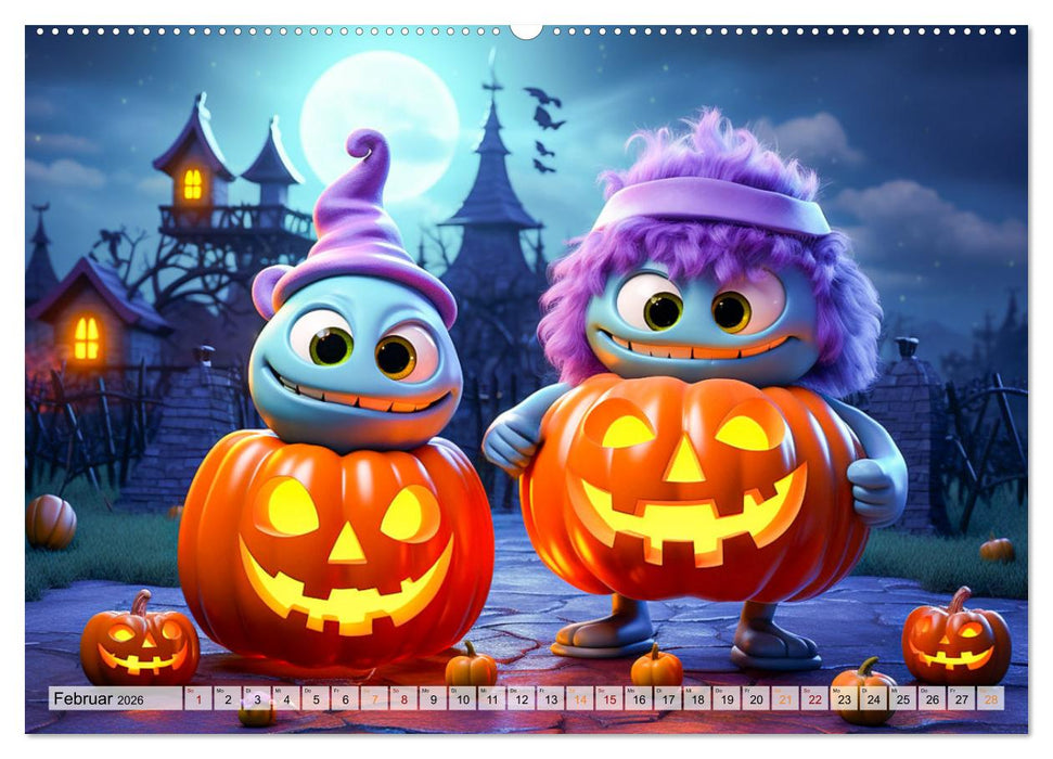 Die Welt der kleinen Monster (CALVENDO Premium Wandkalender 2026)