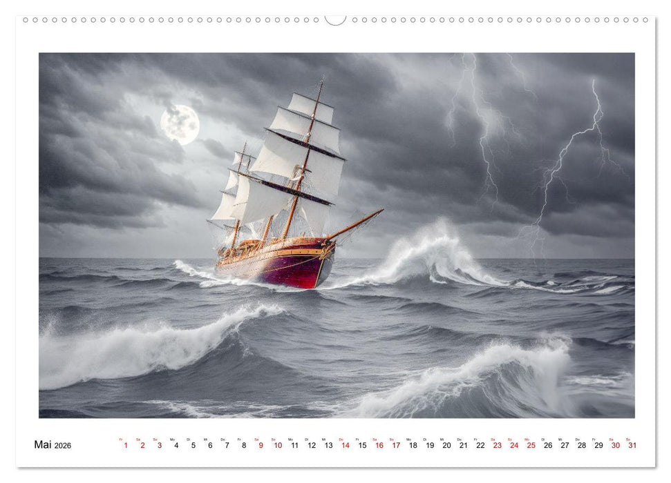 KI Landschaften (CALVENDO Wandkalender 2026)