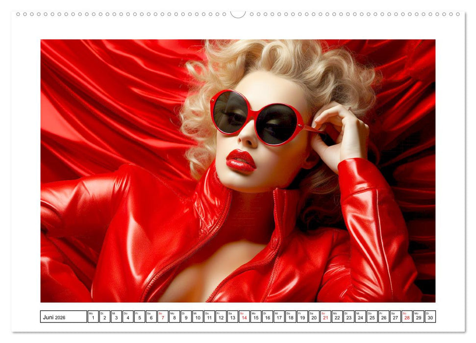 Femme Fatale. Portraits. Starke und schöne Frauen (CALVENDO Wandkalender 2026)