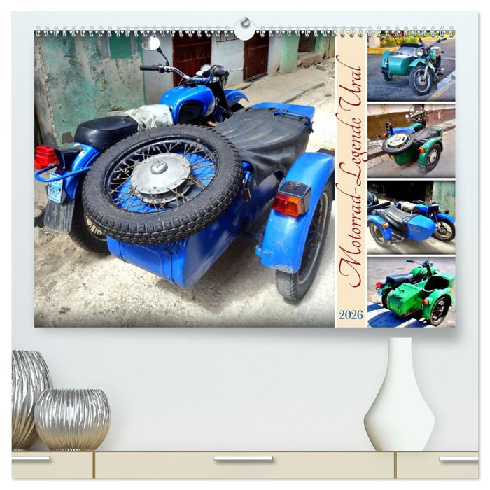 Motorrad-Legende Ural (CALVENDO Premium Wandkalender 2026)