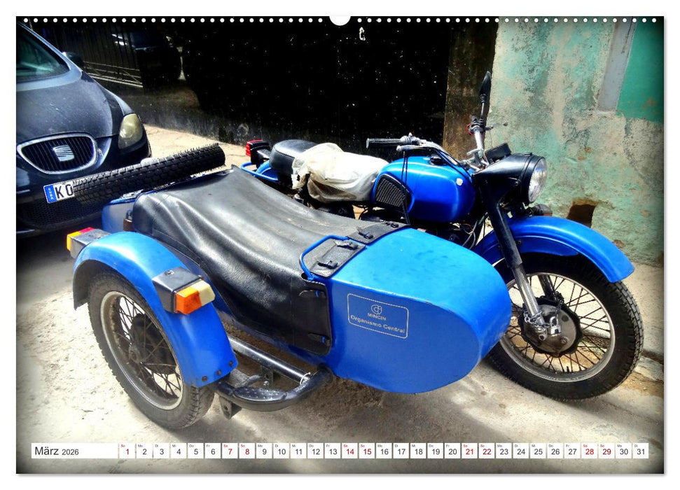 Motorrad-Legende Ural (CALVENDO Premium Wandkalender 2026)