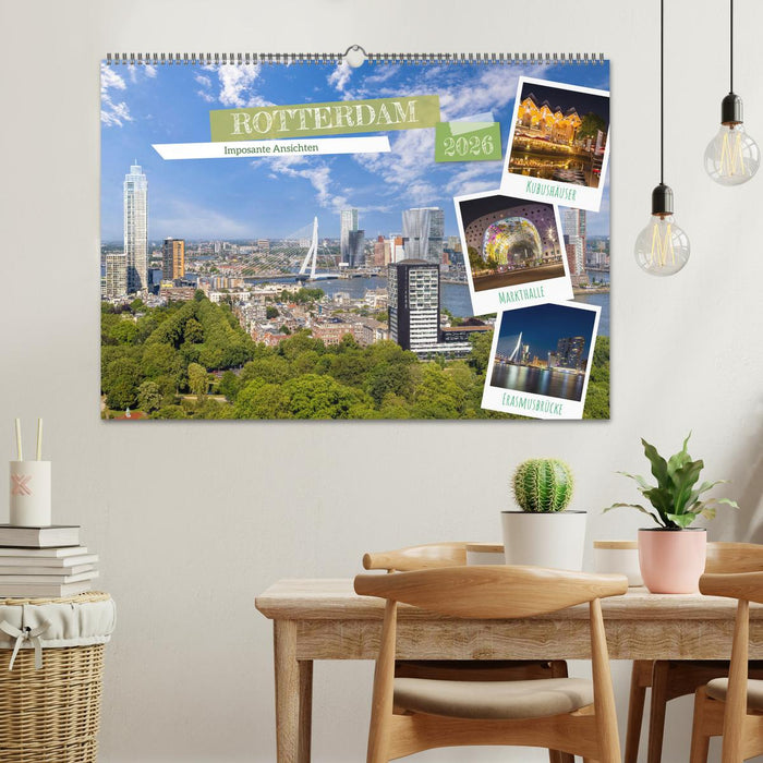 ROTTERDAM Imposante Ansichten (CALVENDO Wandkalender 2026)