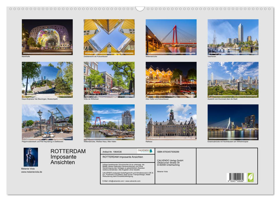 ROTTERDAM Imposante Ansichten (CALVENDO Wandkalender 2026)