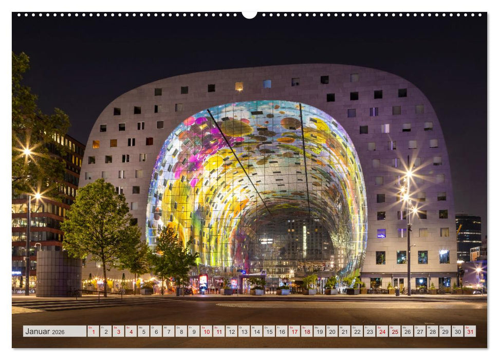 ROTTERDAM Imposante Ansichten (CALVENDO Wandkalender 2026)