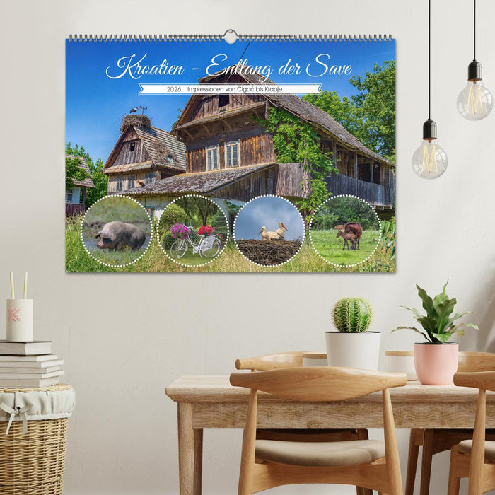 Kroatien - Entlang der Save (CALVENDO Wandkalender 2026)