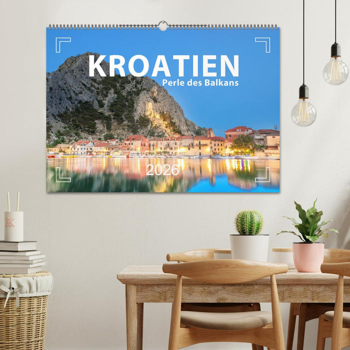 Kroatien - Perle des Balkans (CALVENDO Wandkalender 2026)