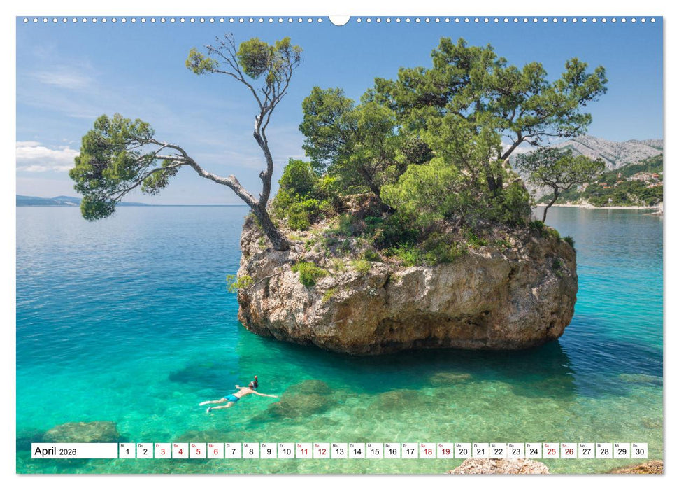 Kroatien - Perle des Balkans (CALVENDO Wandkalender 2026)