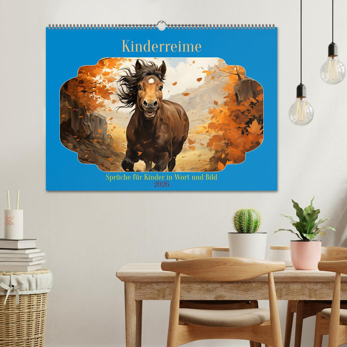 Kinderreime (CALVENDO Wandkalender 2026)