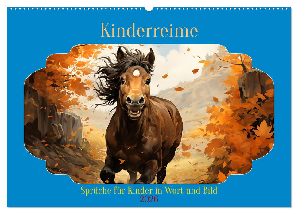 Kinderreime (CALVENDO Wandkalender 2026)