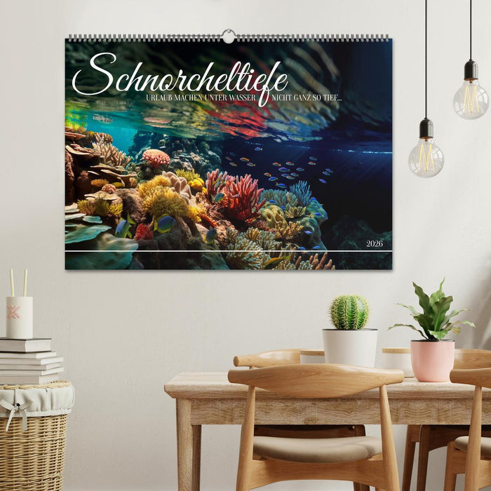 Schnorcheltiefe (CALVENDO Wandkalender 2026)