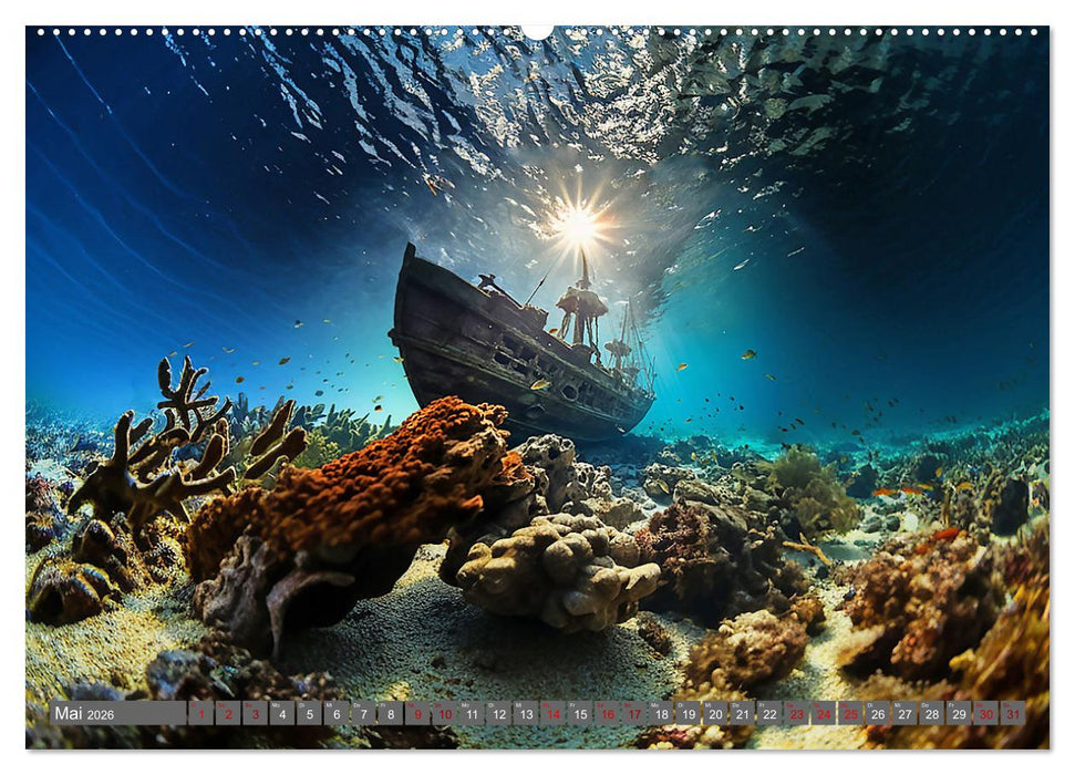 Schnorcheltiefe (CALVENDO Wandkalender 2026)