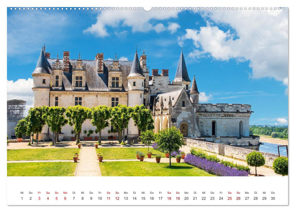 Schlösser der Loire (CALVENDO Premium Wandkalender 2026)