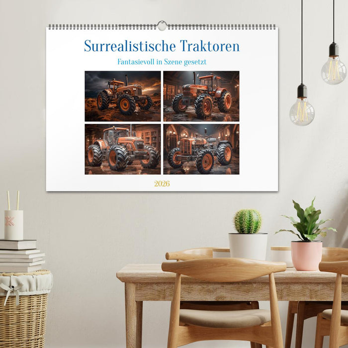 Surrealistische Traktoren (CALVENDO Wandkalender 2026)