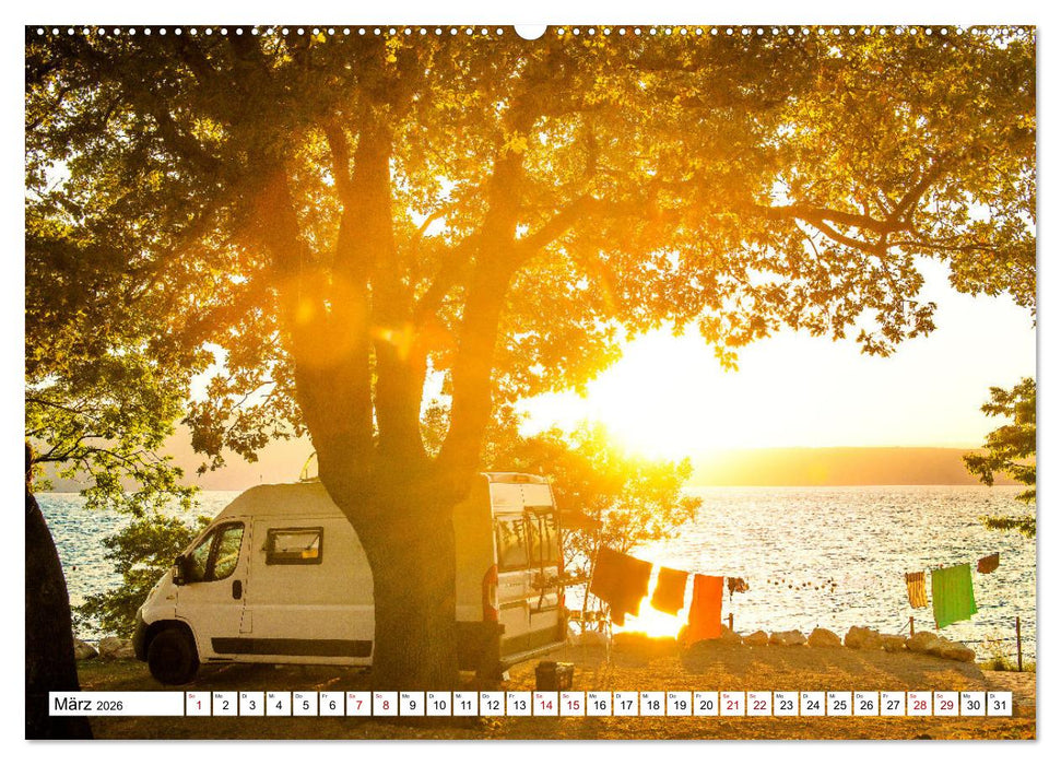 Abenteuer Camping Balkan (CALVENDO Wandkalender 2026)