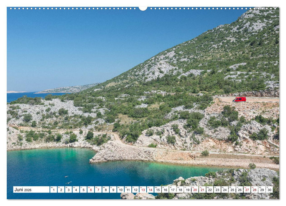 Abenteuer Camping Balkan (CALVENDO Wandkalender 2026)