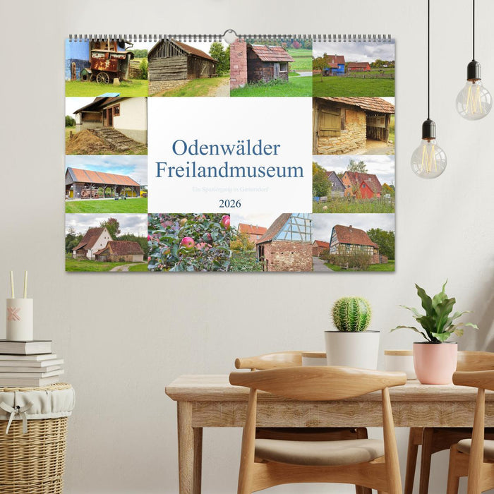 Odenwälder Freilandmuseum - Ein Spaziergang in Gottersdorf (CALVENDO Wandkalender 2026)