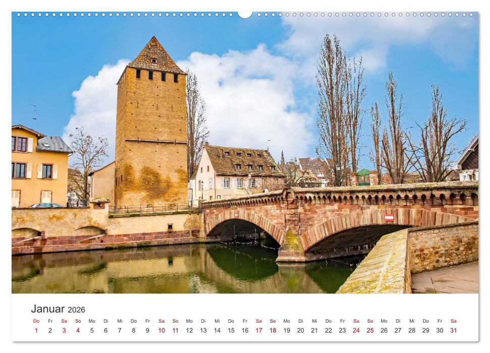 Reise durch das Elsass (CALVENDO Wandkalender 2026)