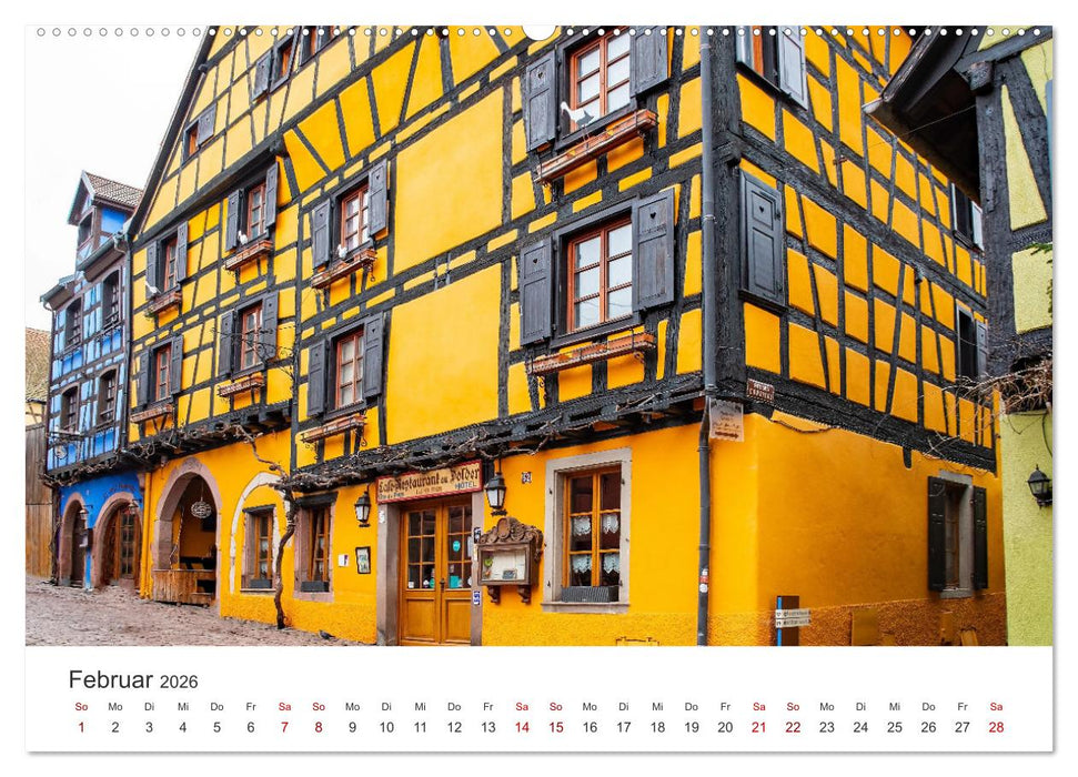 Reise durch das Elsass (CALVENDO Wandkalender 2026)