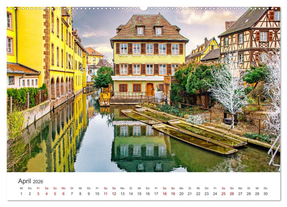 Reise durch das Elsass (CALVENDO Wandkalender 2026)