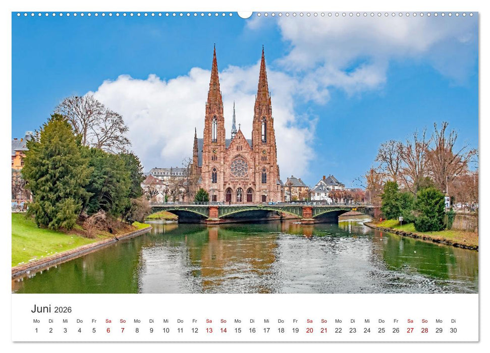 Reise durch das Elsass (CALVENDO Wandkalender 2026)