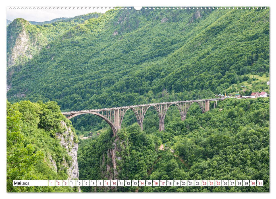 Montenegro - Das Land der schwarzen Berge (CALVENDO Wandkalender 2026)