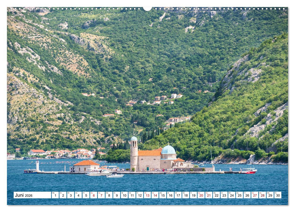 Montenegro - Das Land der schwarzen Berge (CALVENDO Wandkalender 2026)