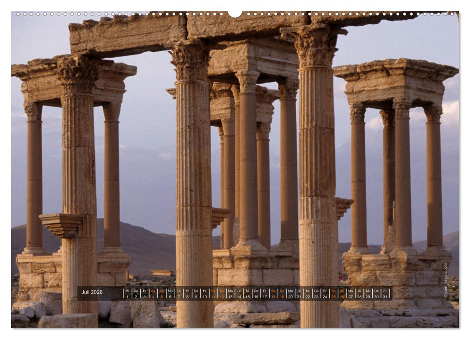 Palmyra und Apameia – Antike Metropolen in Gefahr (CALVENDO Premium Wandkalender 2026)