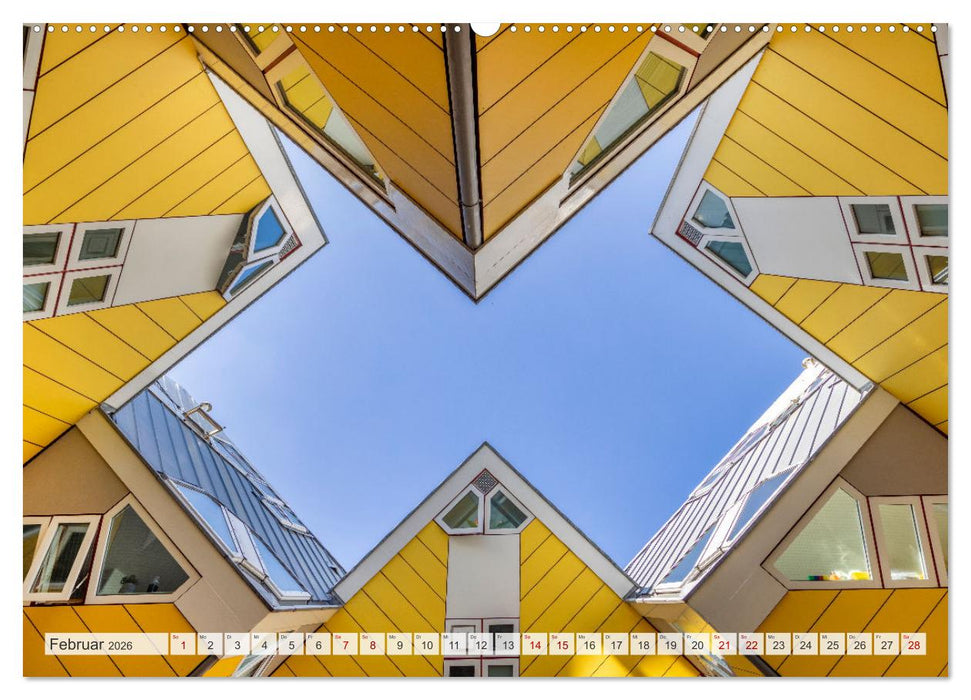 ROTTERDAM Imposante Ansichten (CALVENDO Premium Wandkalender 2026)