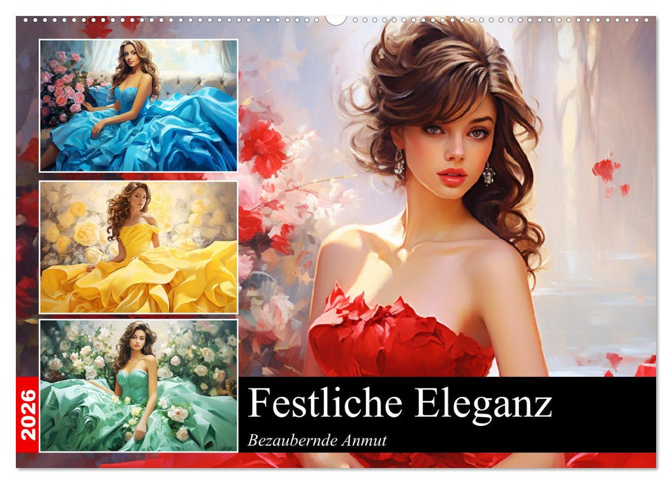 Festliche Eleganz. Bezaubernde Anmut (CALVENDO Wandkalender 2026)