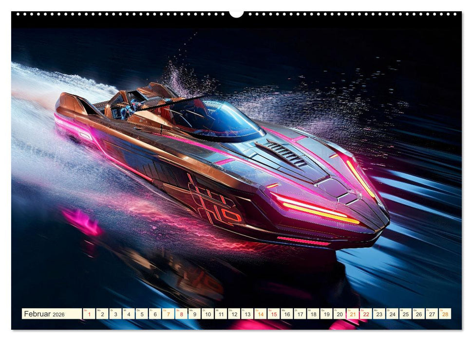 Yachten Fantasien (CALVENDO Wandkalender 2026)