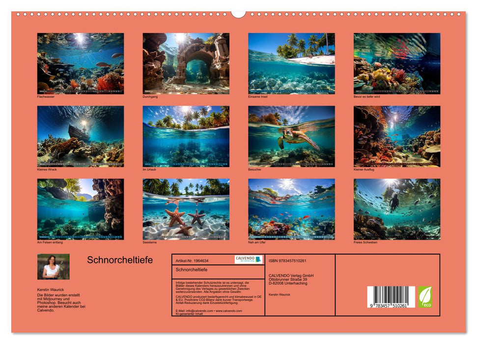 Schnorcheltiefe (CALVENDO Premium Wandkalender 2026)
