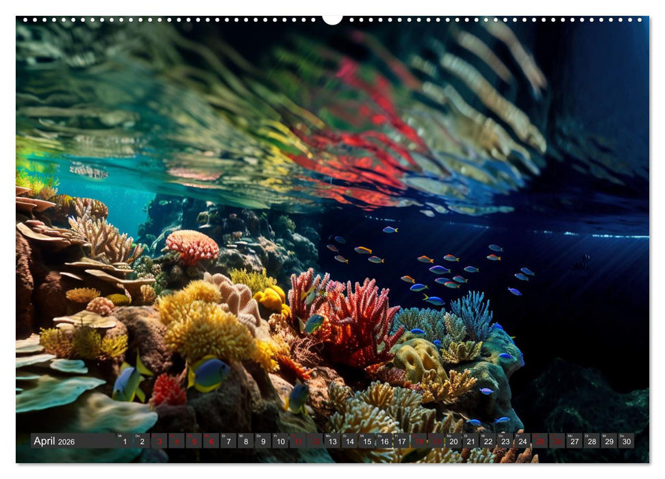 Schnorcheltiefe (CALVENDO Premium Wandkalender 2026)