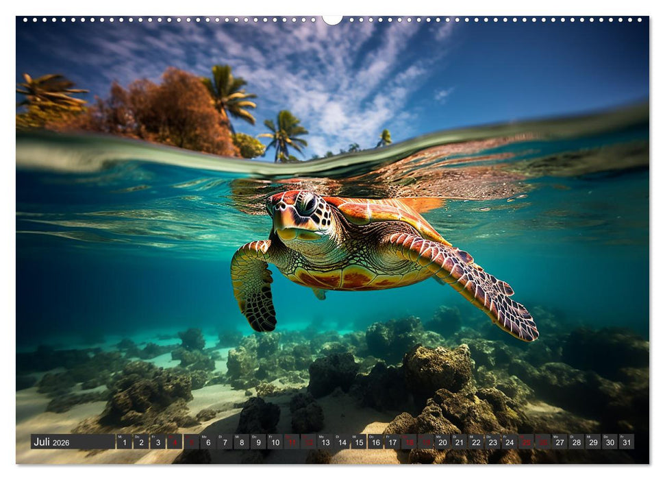 Schnorcheltiefe (CALVENDO Premium Wandkalender 2026)