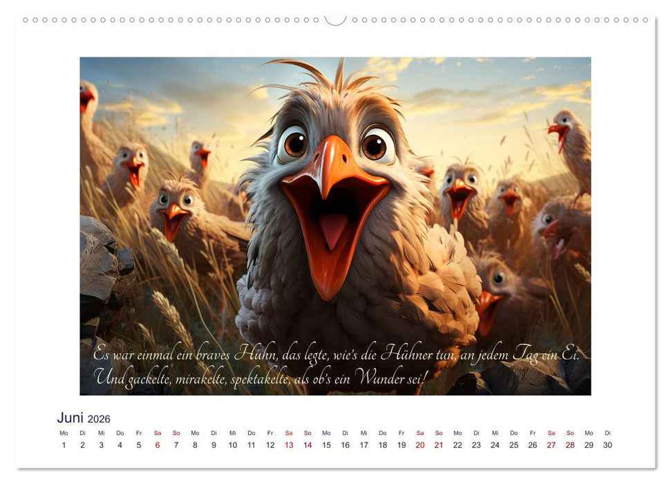 Kinderreime (CALVENDO Premium Wandkalender 2026)