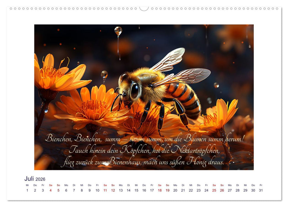 Kinderreime (CALVENDO Premium Wandkalender 2026)