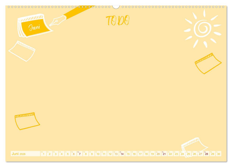 12 x Zettelwirtschaft - Bastelkalender (CALVENDO Premium Wandkalender 2026)